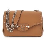 Guess sac � �paule marron pour femme - nastra convertible xbody flap bag caramel 296970