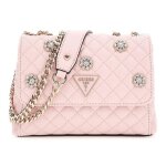 Guess sac � �paule rose dor� pour femme - everlee mini convertible xbody flap bag rose water 311465