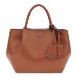 Guess sac � main marron pour femme - amorette girlfriend satchel cognac 320426