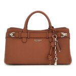 Guess sac � main marron pour femme - gregoria girlfriend satchel cognac 324097