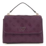 Guess sac � main rouge vin pour femme - tisha top handle flap bag wine logo 326286