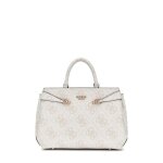 Guess sac � main vieux rose cr�me pour femme - lorelei girlfriend satchel bone logo 300582