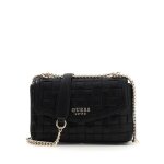 Guess sandy - sac � main rabat tress� noir wg841821 - hwwg8418210 - bla