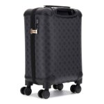Guess valise gris fonc� noir pour femme - wilder 18 in 8 - wheeler charcoal 301541