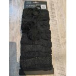 Guetre femme noir brillant taille unique