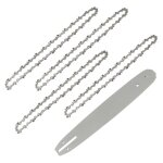Longueur de guide - chaîne 35 cm avec 4 chaînes de tronçonneuses 52 maillons / entraineurs pas de 3 / ... Longueur de guide - chaîne 35 cm avec 4 chaînes de tronçonneuses 52 maillons / entraineurs pas de 3 / ...