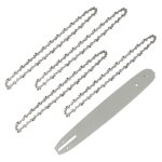 Longueur de guide - cha�ne 35 cm avec 4 cha�nes de tron�onneuses 52 maillons / entraineurs pas de 3 / ...