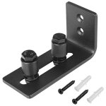 Guide pour portail rails au sol coulissants 1 pices fontainebleau 115x50x65x5mm le noir bouton de meuble ...