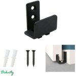 Guide de sol pour porte coulissante ajustable avec vis murales systme de rail yyv