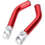 Guidon vtt - romote - alliage aluminium - ergonomique - poignes avec cornes - 222 mm