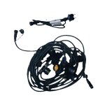 Guirlande guinguette c�ble noir 10m et 20 porte ampoules e27 ext�rieur extensible