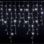 Guirlande stalactite 3m h 90cm 228 led blanc froid flash raccordable 230v ip67 lotti