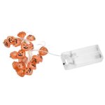Guirlande lumineuse citrouille 2 m 20 led lampe dcorative  piles pour halloween.