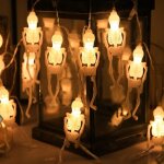 Guirlandes lumineuses dhalloween décoration dhalloween effrayante halloween pour fête cour décorations ... Guirlandes lumineuses dhalloween décoration dhalloween effrayante halloween pour fête cour décorations ...