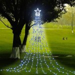 Guirlande lumineuse dextrieur pour dcoration de nol 317 led 5 m pour sapin de nol [8 modes et tanche] ...