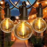 Guirlande lumineuse exterieure 8. 8m 12 + 1 g40 ampoules ip54guirlande lumineuse guinguette exterieur ...