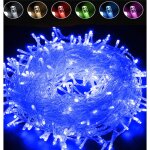 Guirlande lumineuse ext�rieure int�rieure no�l halloween 20m 200leds bleu8 modespour terrasse f�te