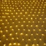 Guirlande lumineuse led 6x4m 540 leds filet lumineux 8 modes rideau lumineux avec prise pour halloween ...