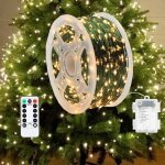 Guirlande lumineuse led pour sapin de no�l avec 100 led convient aux arbres de 09 m�tre de haut (blanc ...