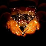 Guirlande lumineuse - marque - 10m 100 micro led - blanc chaud - intrieur - bouton on - off