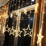 Guirlandes lumineuses rideaux lumineux avec modes clignotants dcoration du ramadan pour nol mariage ...