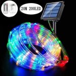 Guirlande lumineuse solaire 20m 200 led extérieure et interieur ip65 etanche guinguette pour jardin lumière ... Guirlande lumineuse solaire 20m 200 led extérieure et interieur ip65 etanche guinguette pour jardin lumière ...