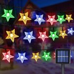 Guirlande lumineuse solaire à 70 led - étanche 8 modes d?éclairage - pour intérieur / extérieur 12 m ... Guirlande lumineuse solaire à 70 led - étanche 8 modes d?éclairage - pour intérieur / extérieur 12 m ...