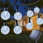 Guirlande lumineuse solaire dextérieur 22 m 200 led 8 modes boules lumineuses led étanches pour jardin ... Guirlande lumineuse solaire dextérieur 22 m 200 led 8 modes boules lumineuses led étanches pour jardin ...
