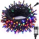 Guirlande noel extrieure multicolore 33m 300 led guirlande lumineuse sapin intrieur8 modes etanche