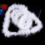 Guirlande suspendue en plumes pour sapin de noël de 2 m bande de boa en plumes blanches bande de ruban ... Guirlande suspendue en plumes pour sapin de noël de 2 m bande de boa en plumes blanches bande de ruban ...