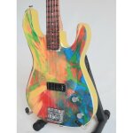 Guitare basse miniature deluxe spin bass flea red hot chili peppers