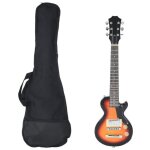 Guitare �lectrique pour enfants et sac marron et noir 3 4 30