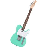 Guitare lectrique fender squier debut series telecaster pour dbutants - seafoam green