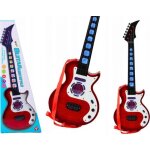 Guitare lectrique - leantoys - rouge - mlodies lgres - pour enfants - instrument  cordes