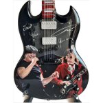 Guitare miniature ac dc angus et brian