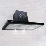 Hotte aspirante murale - gurari - 461 bl - 70 cm - 1000 m� / h - 3 vitesses - led