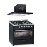 Cuisinière à gaz - gurari - gch e 610 bl - four électrique 60 l + hotte aspirante 60 cm gch 462 bl 6 ... Cuisinière à gaz - gurari - gch e 610 bl - four électrique 60 l + hotte aspirante 60 cm gch 462 bl 6 ...
