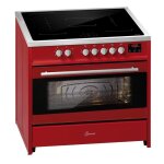 Cuisinire  induction - gurari - e 913 r - 90 cm - rouge - table de cuisson  induction