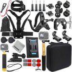 Gurmoir kit accessoires gopro / osmo / insta360: guidon vlo sangle casque selfie stick