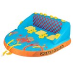 Gymax bou�e tract�e piscine 1 - 3 personnes 2 points de remorquage housse en nylon pour navigation de ...