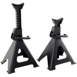 Gymax chandelles � cr�maill�re chandelles voiture 6 tonnes hauteur max. 585 mm hauteur min. 360 mm