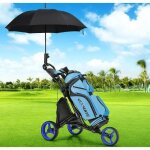 Gymax chariot de golf pliable  3 roues en aluminium avec poigne rglable roue arrire avec frein et ...