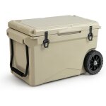 Gymax glacire rigide portable  roulettes 71 lpatins antidrapants 2 poignes porte - gobelettrou de ...