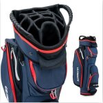 Gymax sac chariot de golf avec 14 compartiments et 8 poches sac de golf avec capuchon de pluie et bandoulire ...