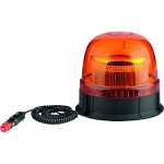 Gyrophare led double flash 12 / 24v base magnetique 45 leds sodiflash 16305