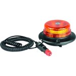 Gyrophare led double flash extra plat 12 / 24v 45leds magnet ventouse s16312
