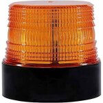 Gyrophare led sans fil - mich - orange - 12v - lumi�re stroboscopique - base magn�tique - rechargeable ...
