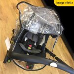 Habillage pluie  fermeture clair pour doona plastique cristal ar & pais 250 microns norme en 71 ...