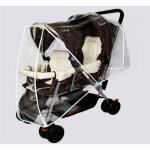 Habillage pluie poussette double housse de pluie protection poussette jumeaux avec boucle dattache Habillage pluie poussette double housse de pluie protection poussette jumeaux avec boucle dattache