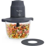 Hachoir - moulinex - choppeo 3en1 - 500w - bol en verre - 4 lames